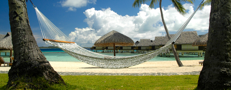 hammock hotels on tropical island