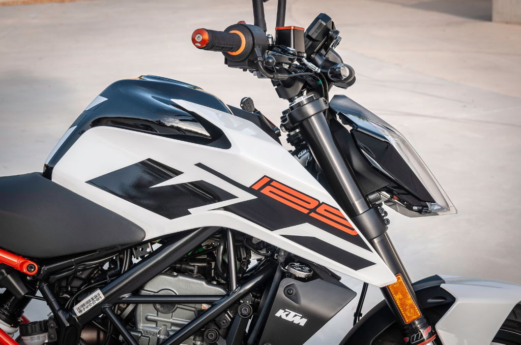 KTM 125 motorcycle