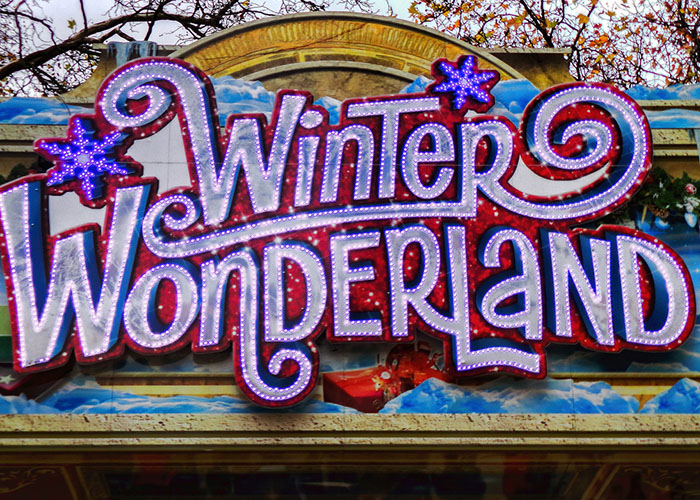 Winter Wonderland Christmas Market London United Kingdom