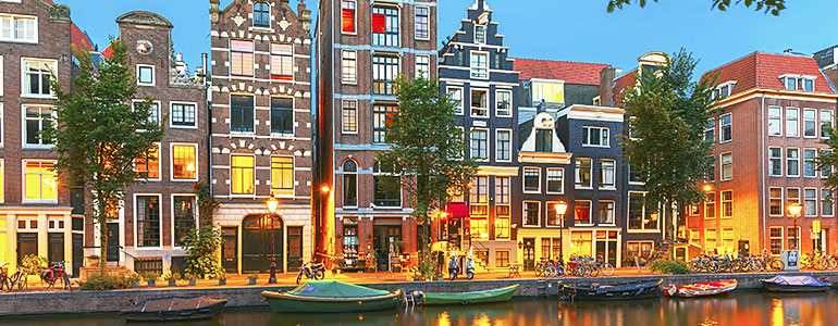 Romantic Trip Valentines Day Holiday Amsterdam