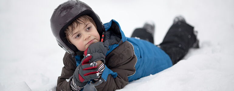 Ski helmet child