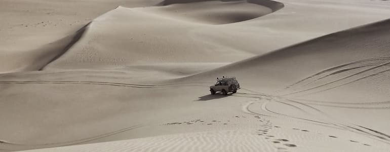 Summer Desert Car