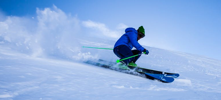 riding the slopes