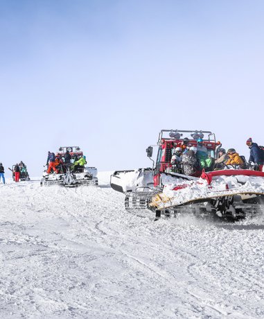 Skier enjoying deep powder snow in remote mountains