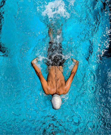 Modern Pentathlon athlete in action