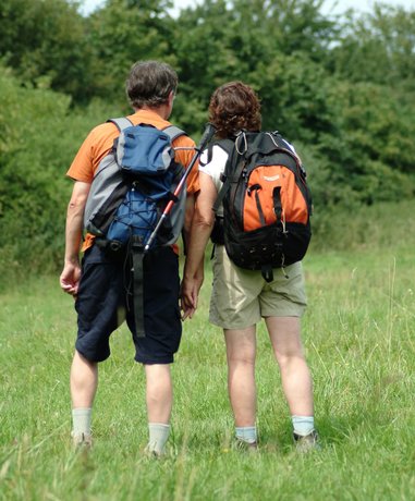 Ramblers enjoying a scenic trail