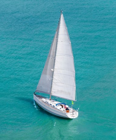 Sailboat on the ocean