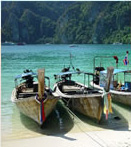 Backpacker tropical islands